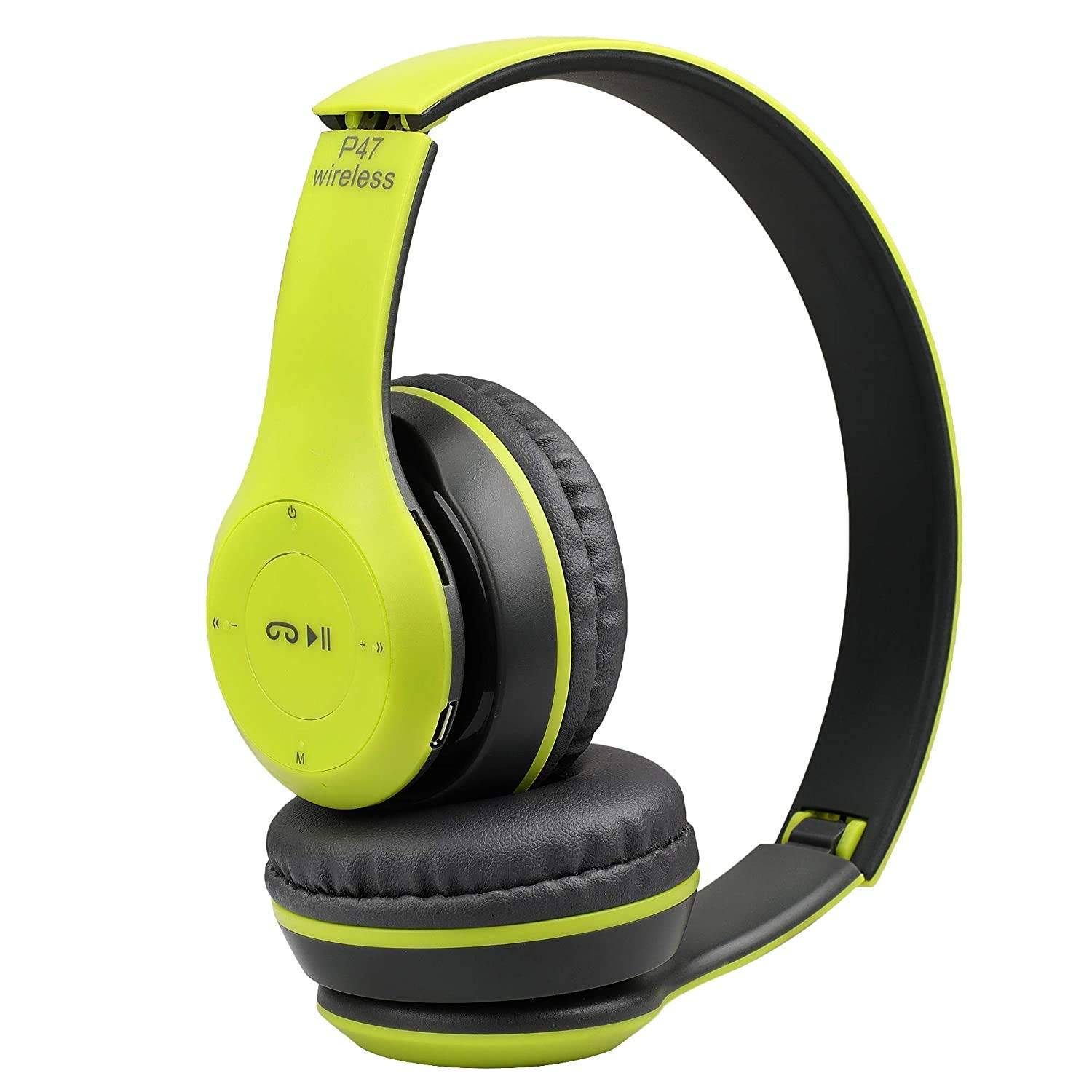 P47 New Bluetooth Headset (Green)-image-1