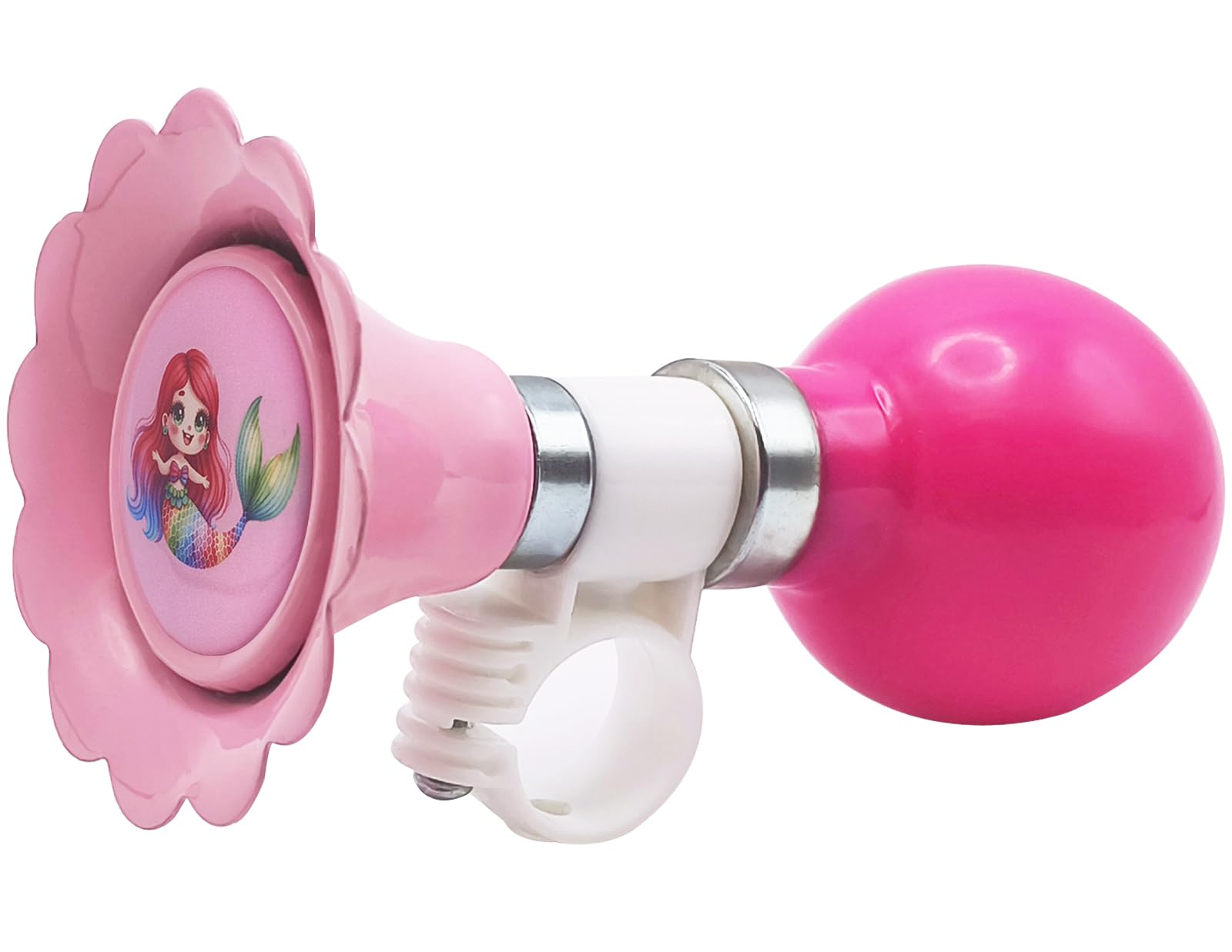 Kids Bike Horn, Cute Bicycle Handlebar Air Horn for Girls, Toddlers Universal Bike Accessories for Tricycle, Balance Bike, Scooter