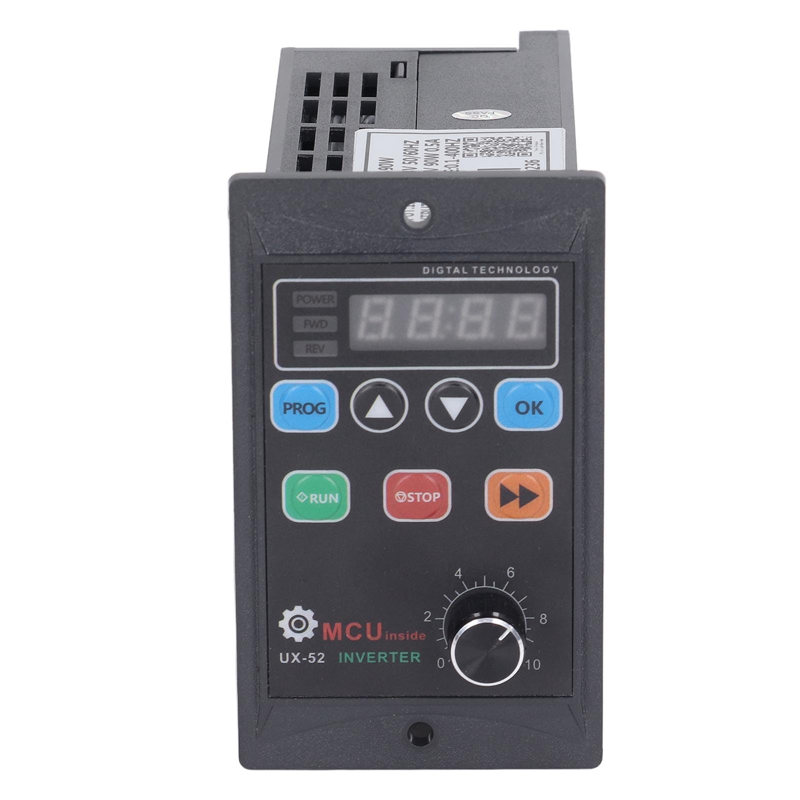 三相インバーター 単相入力 三相0-220V 400Hz出力 三相モーター制御用 操作簡単 小型インバータ (UX-52-100-30W)