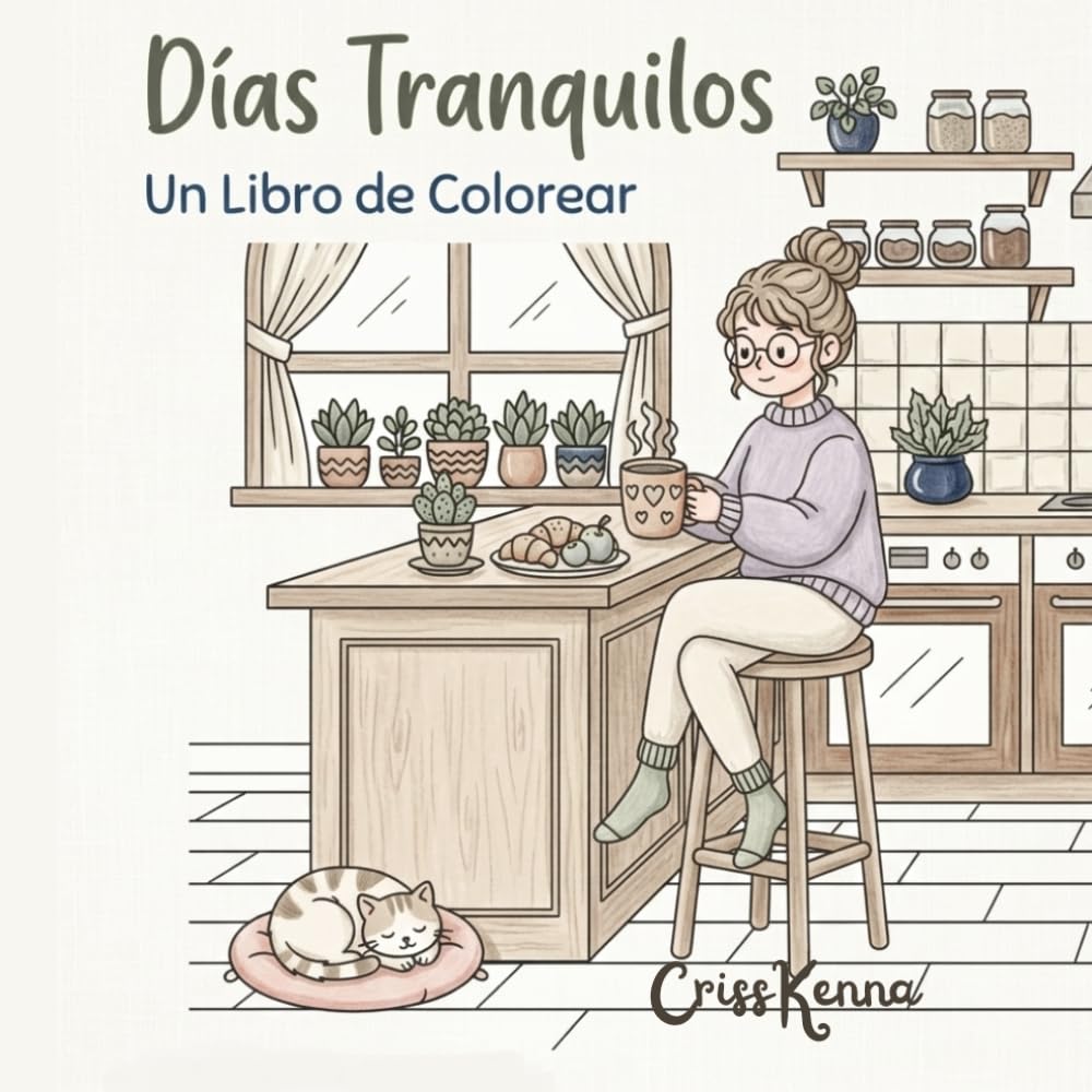 Dias tranquilos: Un Libro de colorear