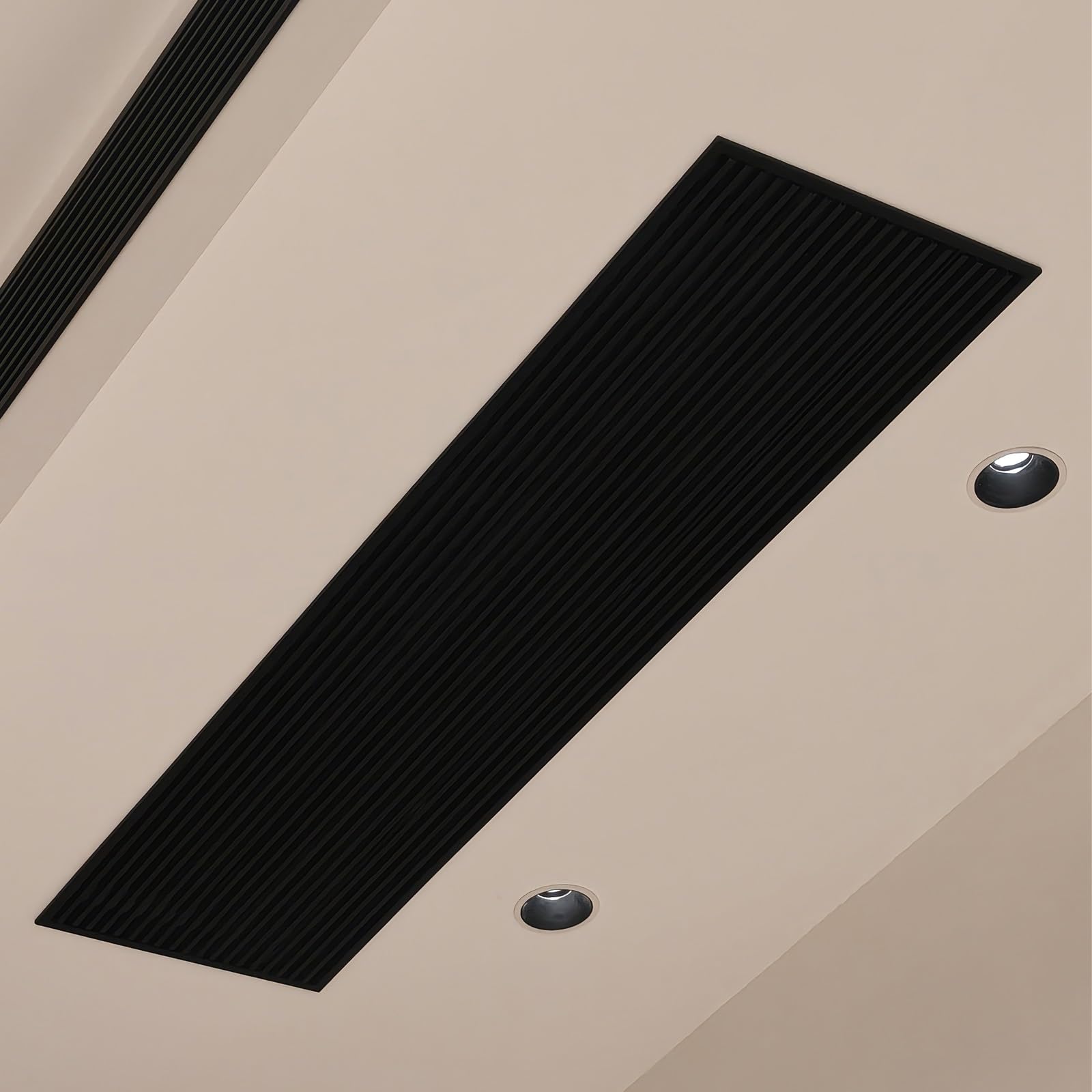 Nmksyx Black Waterproof Register Vent Cover Grille, Reuseable Ventilation Grille