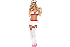 Sexy Naughty Nurse Sling Costume Seductive Lingerie for Women