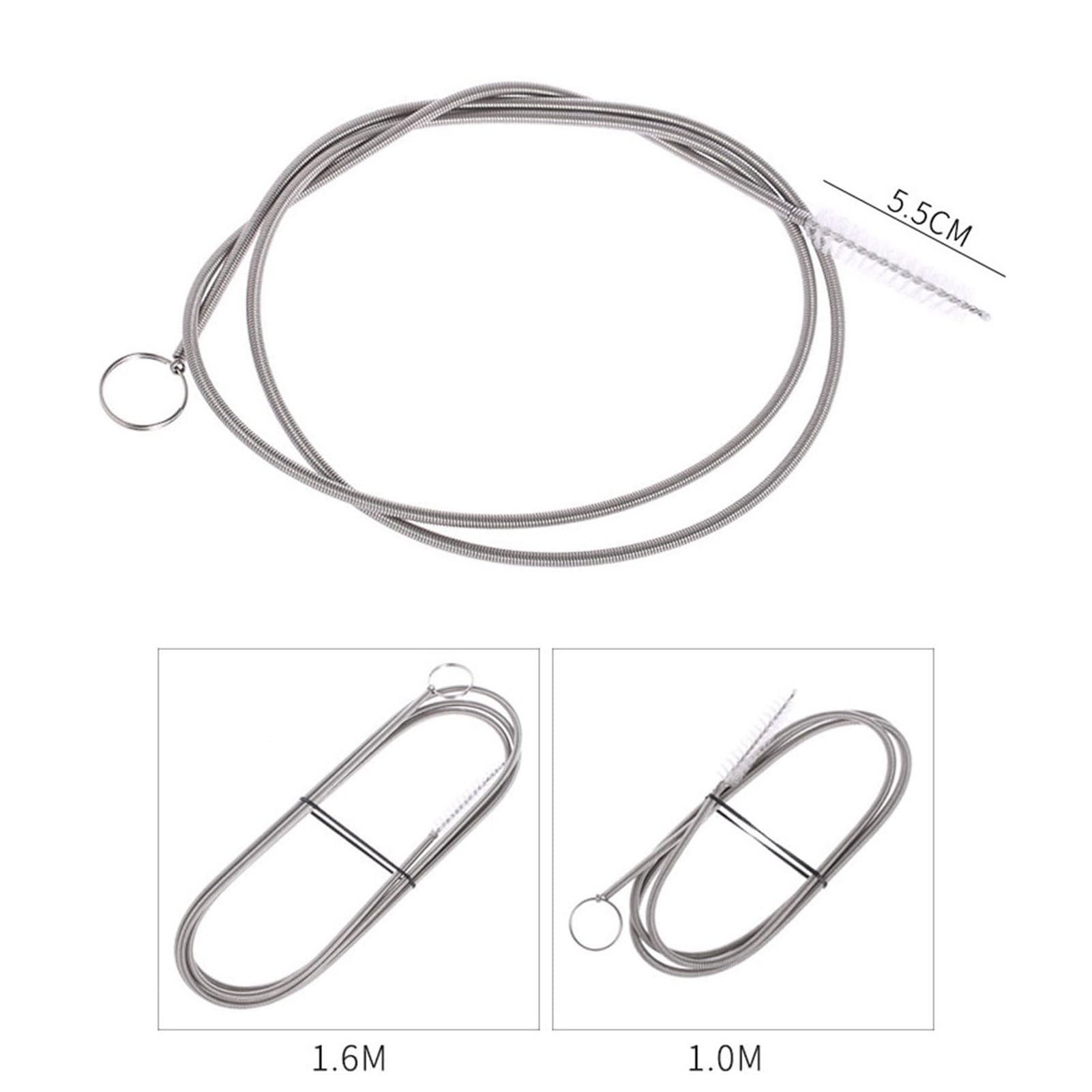 Lange buis schoonmaakborstel 177 cm flexibele tweezijdige aquarium waterfilter pomp buis schoonmaakborstel aquarium luchtslang slangenreiniger