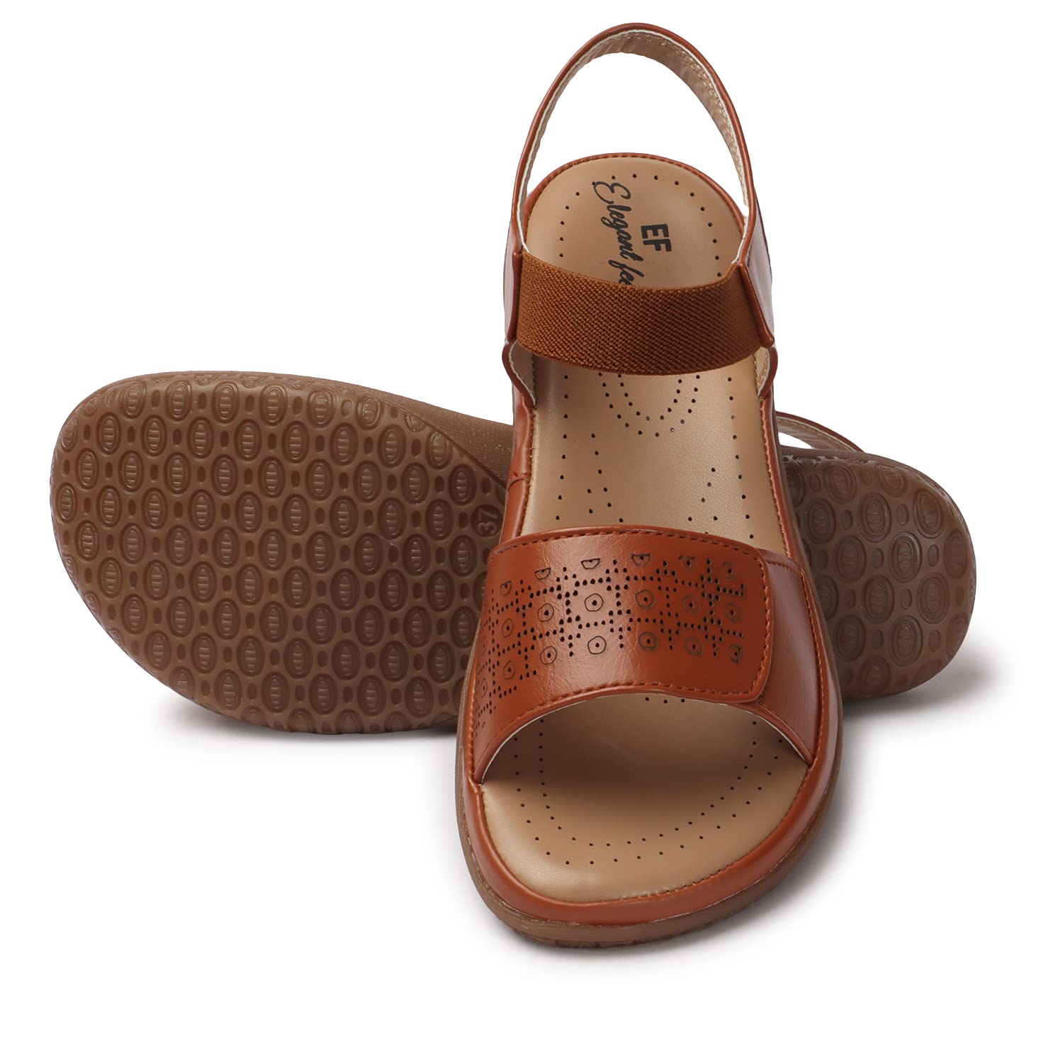 Elegant feet Fashionable, Soft & Comfortable Daily Use Casual Synthetic Tan Flat (9023) (B0BTDK98Y3) Amazon Price History, Amazon Price Tracker