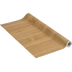 Forrar Muro Exterior Venilia Lámina adhesiva Perfect Fix, Madera Carvalho claro, 45cm x 2m, Espesor 150μ, Vinilo autoadhesivo para muebles o cocina, decorativas papel pintado pared, PVC sin ftalatos, Fabricado en UE