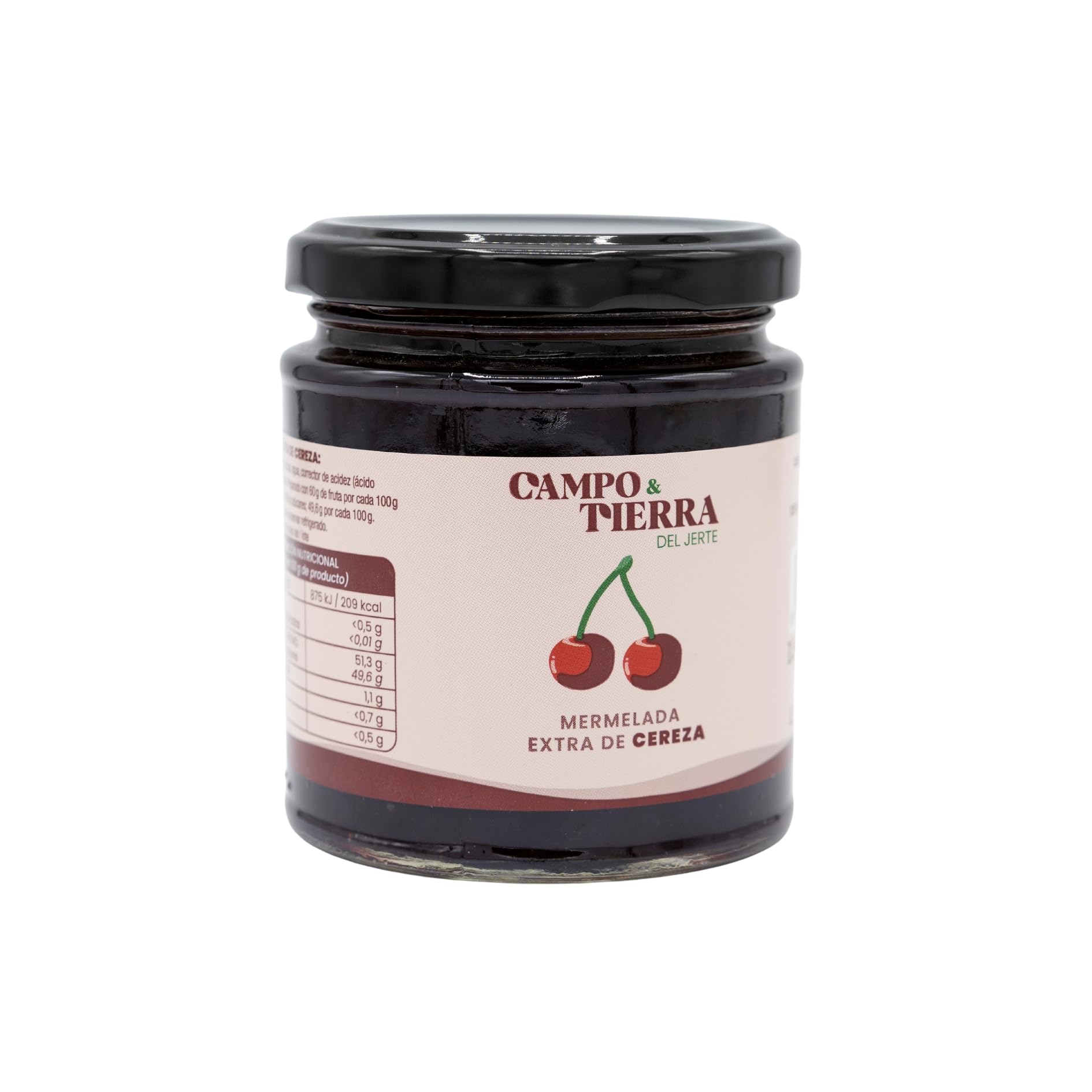 Campo y Tierra - Mermelada de Cereza con Frutas de Temporada - Pack 20 unidades