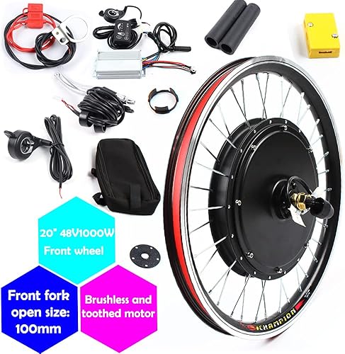 Miniatura 4 de Kit de motor de bicicleta eléctrica, 48 V, 1000 W, 36 V, 250 W350 W, kit de conversión de bicicleta eléctrica para rueda delanteratrasera, kit de
