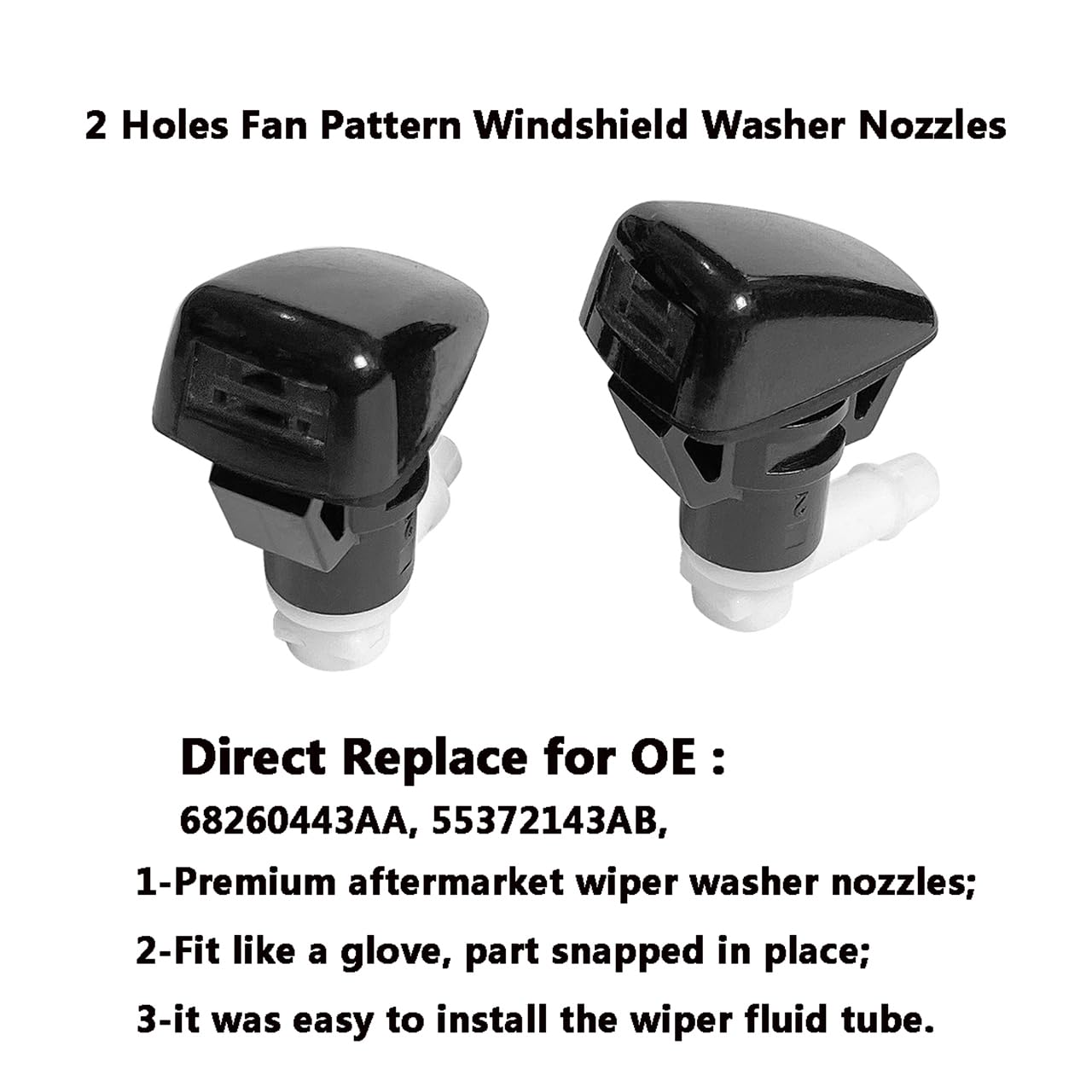 Boquilla Lavaparabrisas Original Mopar Para Jeep Grand Cherokee 2011-2020 – 68260443AA