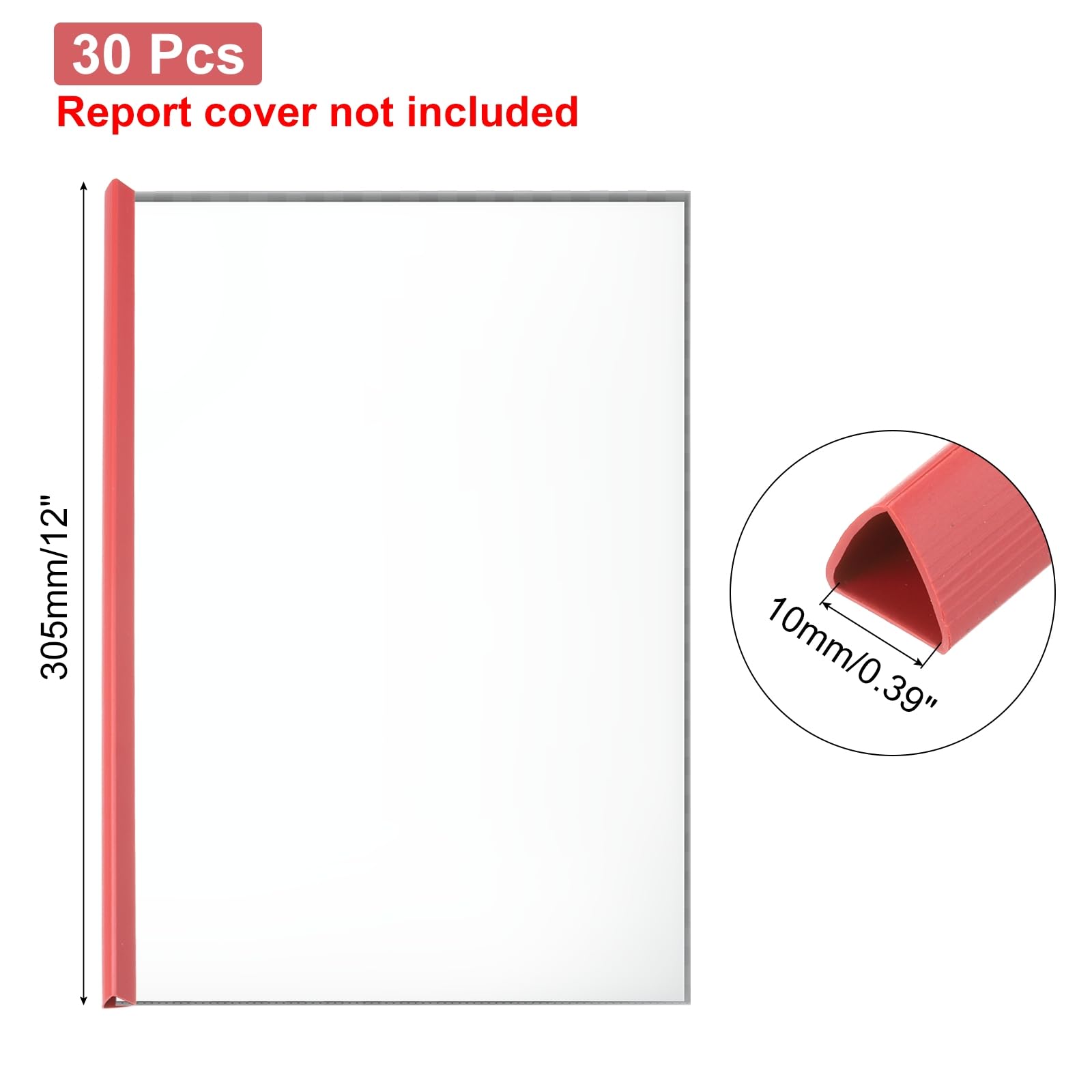PATIKIL 30Pcs Binding Bars - Image 2