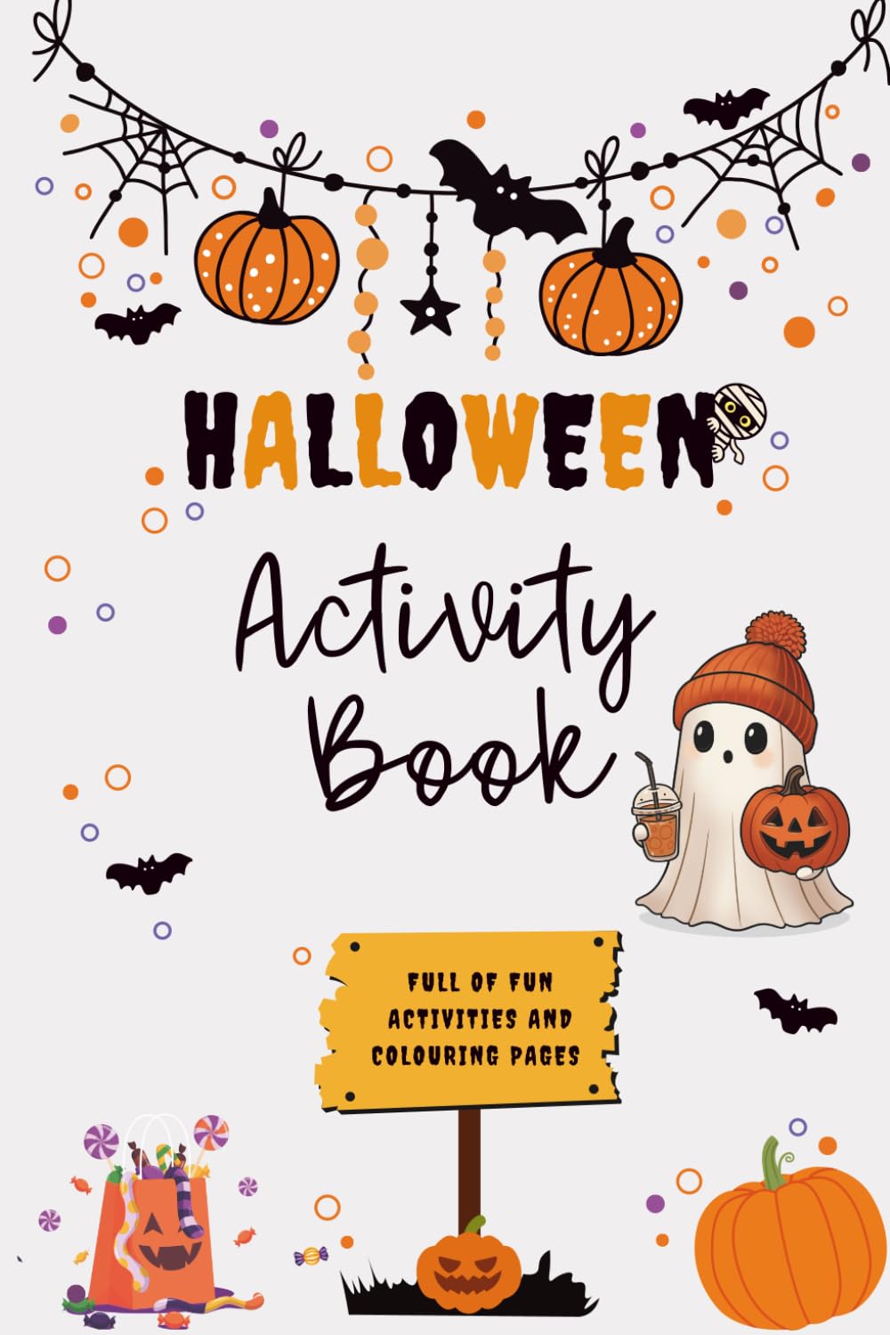 Fun and Spooky Halloween Activity Book for kids