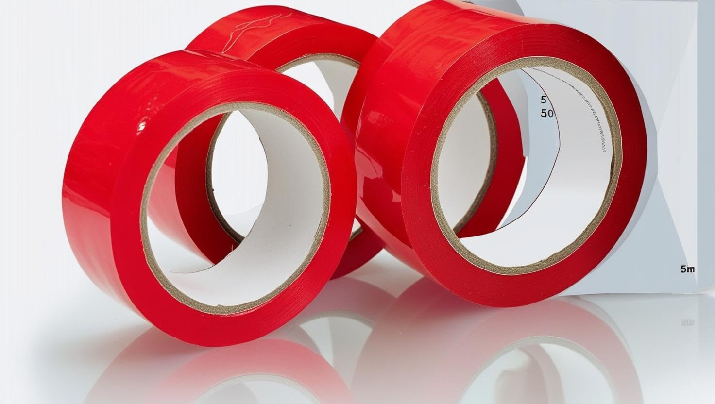 Ruban de sécurité anti-effraction 50 m x 50 mm – Lot de 3 rouleaux – Joint anti-sabotage pour emballages et expéditions