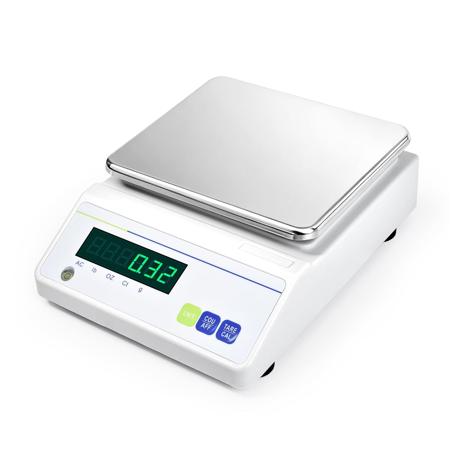 High Precision Lab Scale Analytical Balance，G/ct/oz/lb,5000g x 0.01g | LED Display, Counting & Tare Function, Multi Units, For Kitchen Lab Pharmacy Jewelry, No Test Weight