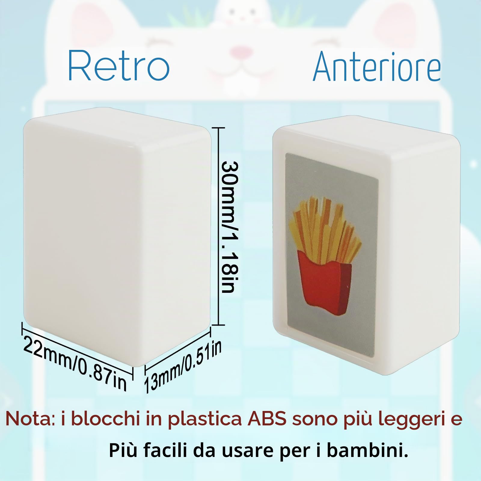 65 Blocchi di Mahjong 30mm (Plastica ABS) - Seaside Escape Gioco da Tavolo per Bambini e Feste - Zen Game con 64 Adesivi Carini
