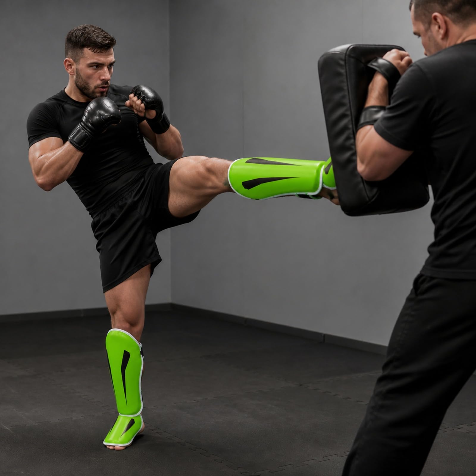 Ochrona goleni stóp, osłona goleni i szyi, osłona na stopy, regulowana, wygodna, oddychająca, do boksu, taekwondo, Muay-Thai, Kickboxingu, sportów walki