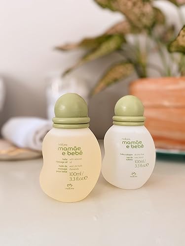 Miniatura 9 de natura - Aceite de masaje para bebés Mamãe e Bebê - 100% vegano - Fórmula ligera segura y suave - 99% de origen natural - Todo tipo de piel - Libre