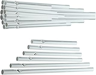 GANAZONO 3 Conjuntos De Tubos De Carrilhão De Vento Peças De Tubos De Carrilhão De Vento De Alumínio Substituição De Tubos Vazios Suprimentos De Carrilhão De Vento Para Suprimentos De