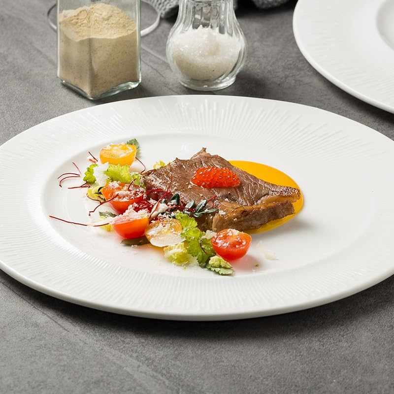 Platos de Cena Vajilla Sencilla for restaurantes: Platos de cerámica for Platos de Carne al Estilo Occidental Platos de Pasta(S)