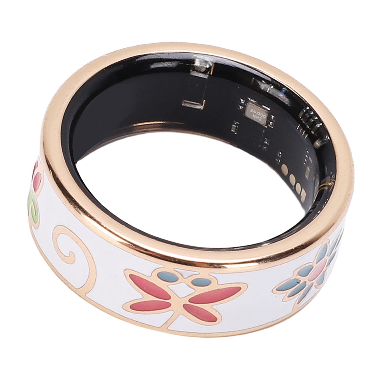 YUEHISY Smart Ring for Sleep Monitoring and Fitness, IP68 Smart Ring with Step Counting, Multi-Mode Activity Tracker with Magnetic Charging (Size 12(ID 21.4mm / 0.84in C 67.2mm / 2.65in))