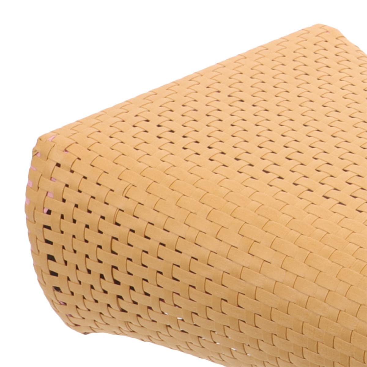 Lot de 2 Oreillers en Imitation Rotin Tressé, Grand Format Naturel, Coussins Respirants pour Sauna et Bain, Soutien Cervical Ergonomique, Oreillers Rafraîchissants pour Personnes