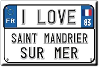 Enjoymagnets Saint MANDRIER sur MER Souvenir Aimant DE FRIGO LA Grande-Bretagne Royaume-UNI LIMOUSIN IDÉE DE Cadeau Magnets Je Aime