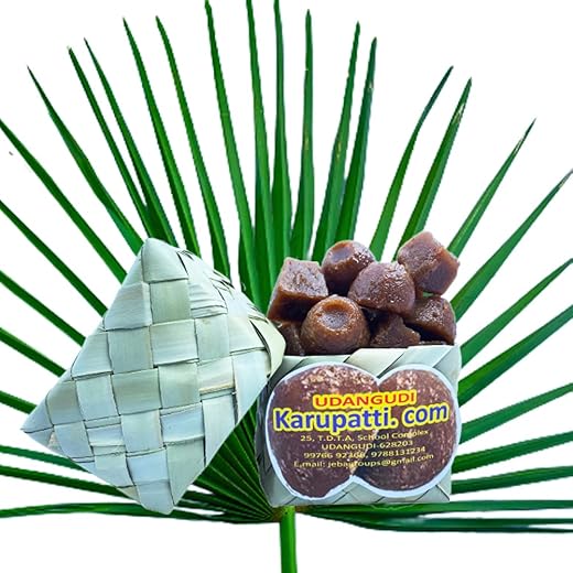 UDANGUDIKARUPATTI.COM Sukku Karupatti(Sillu Karupatti)-Natural Palm Jaggery With Dry Ginger,Sillu/Sukku Karupatti(Pack Of 1-Kg)