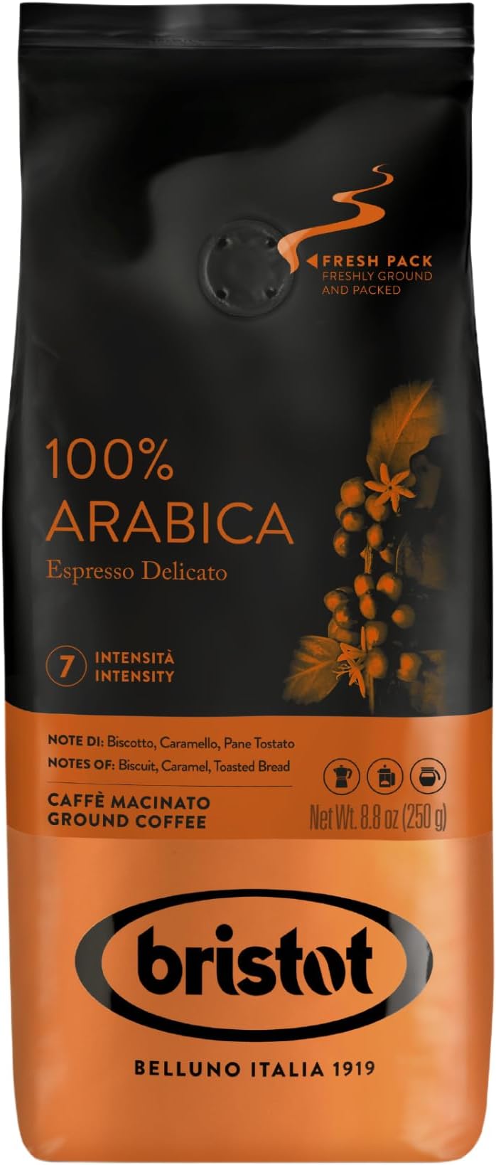 100% Arabica 250g Kaffee gemahlen