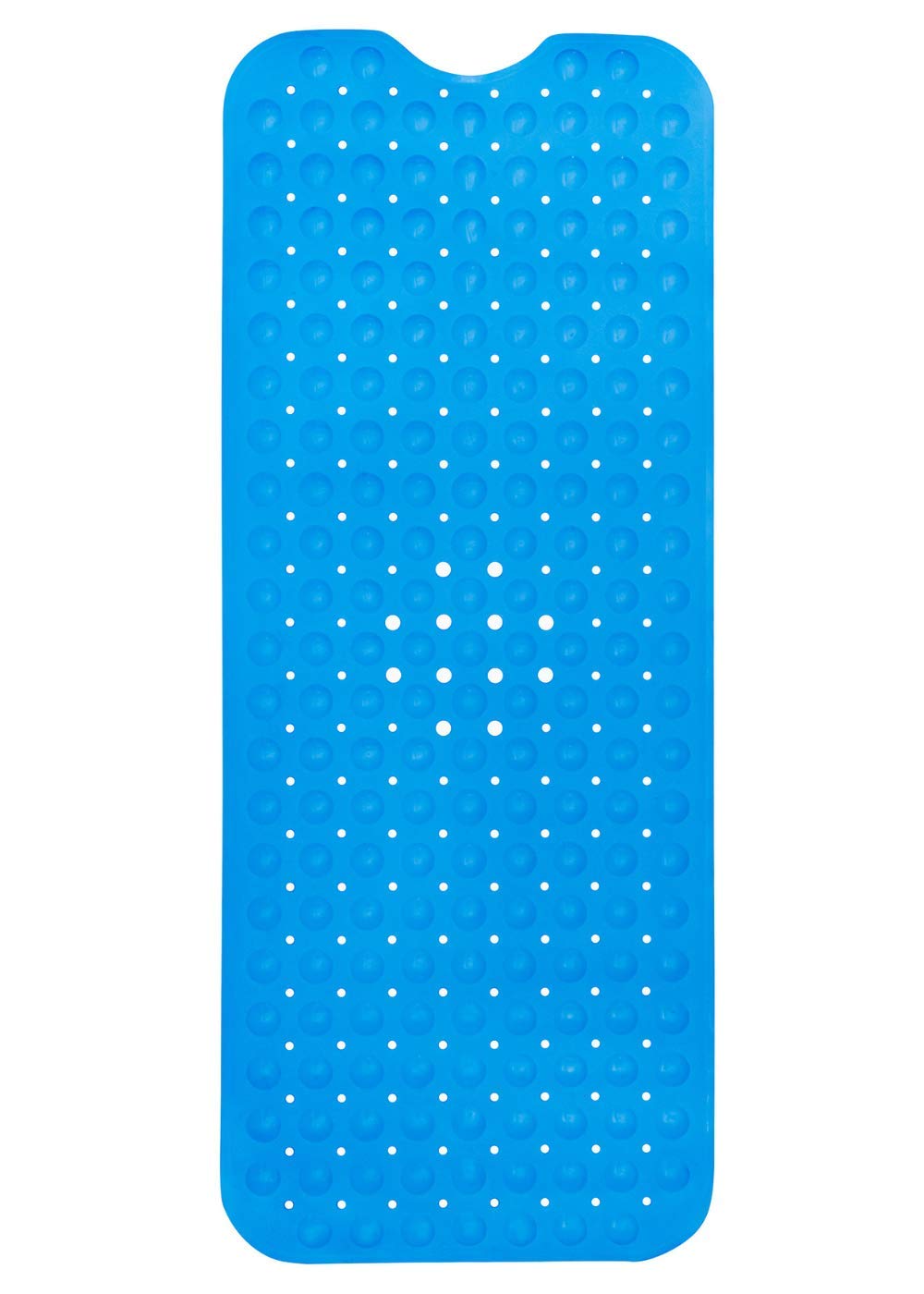 ENKOSI Non-Slip Bath Mat and Shower Mat 40x16 Extra Long, Sky Blue