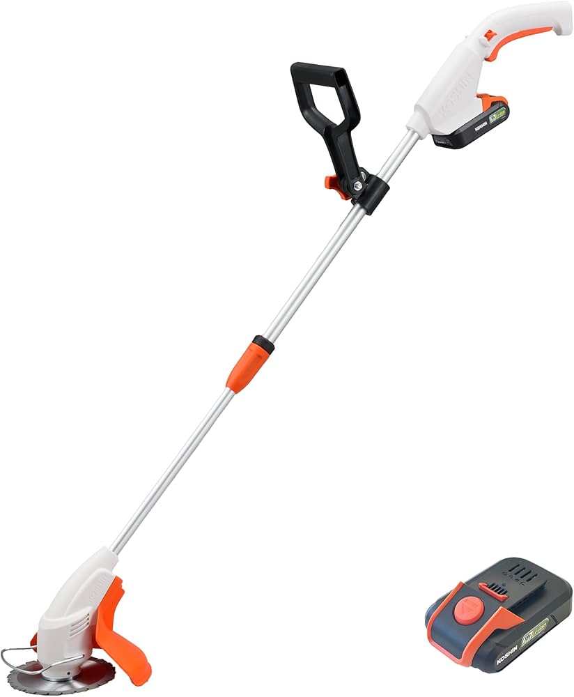 Amazon.co.jp: 工進(KOSHIN) 18V 2.0Ah 充電式 草刈機 刈払機 SGC-180