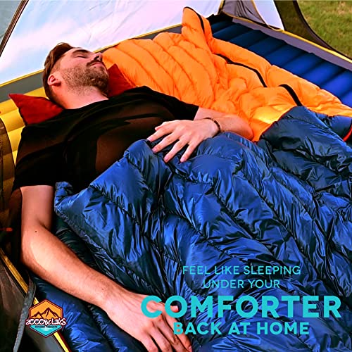 Zooobelives ALPLIVE-T400 Ultralight Backpacking 32-50F Down Sleeping Bag thumb #4