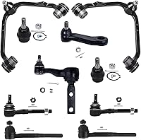 Vista 121 de Detroit Axle - Kit de suspensión delantera RWD de 10 piezas para Chevy GMC Silverado Sierra 1500 1999-2006, 2 brazos de control superior, 2 rótulas