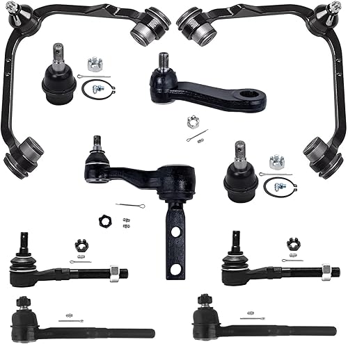 Detroit Axle - 2WD Front End Kit de suspensión de 10 piezas para Ford Expedition F-150 F-250 Lincoln Blackwood Navigator, 2 brazos de control