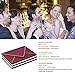 A7 Pink Envelopes 5 x 7 - V Flap, Quick Self Seal, with Gold Border, for 5x7 Cards| Perfect for Weddings, Invitations, Photos, Graduation, Baby Shower|Thick Luxury Paper (Pink-Golden Border)