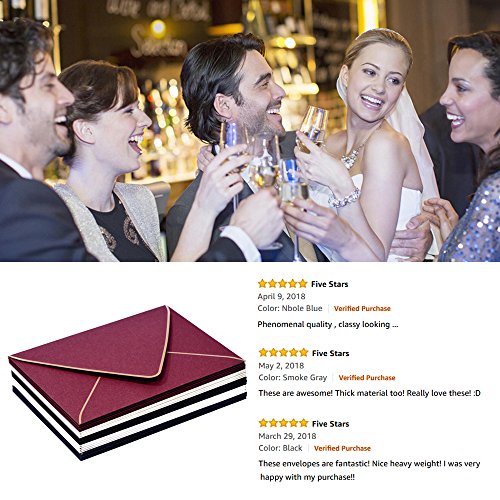 A7-Ivoy-Envelopes-5-x-7-with-Gold-Border-50-Packfor-5x7-Cards-Quick-Self-Seal-Perfect-for-Weddings-Invitations-Photos-Graduation-Baby-Shower-Thick-Luxury-Paper525-x-725-Inches-Ivory