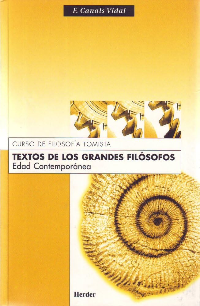 Textos de los grandes filósofos : edad contemporánea