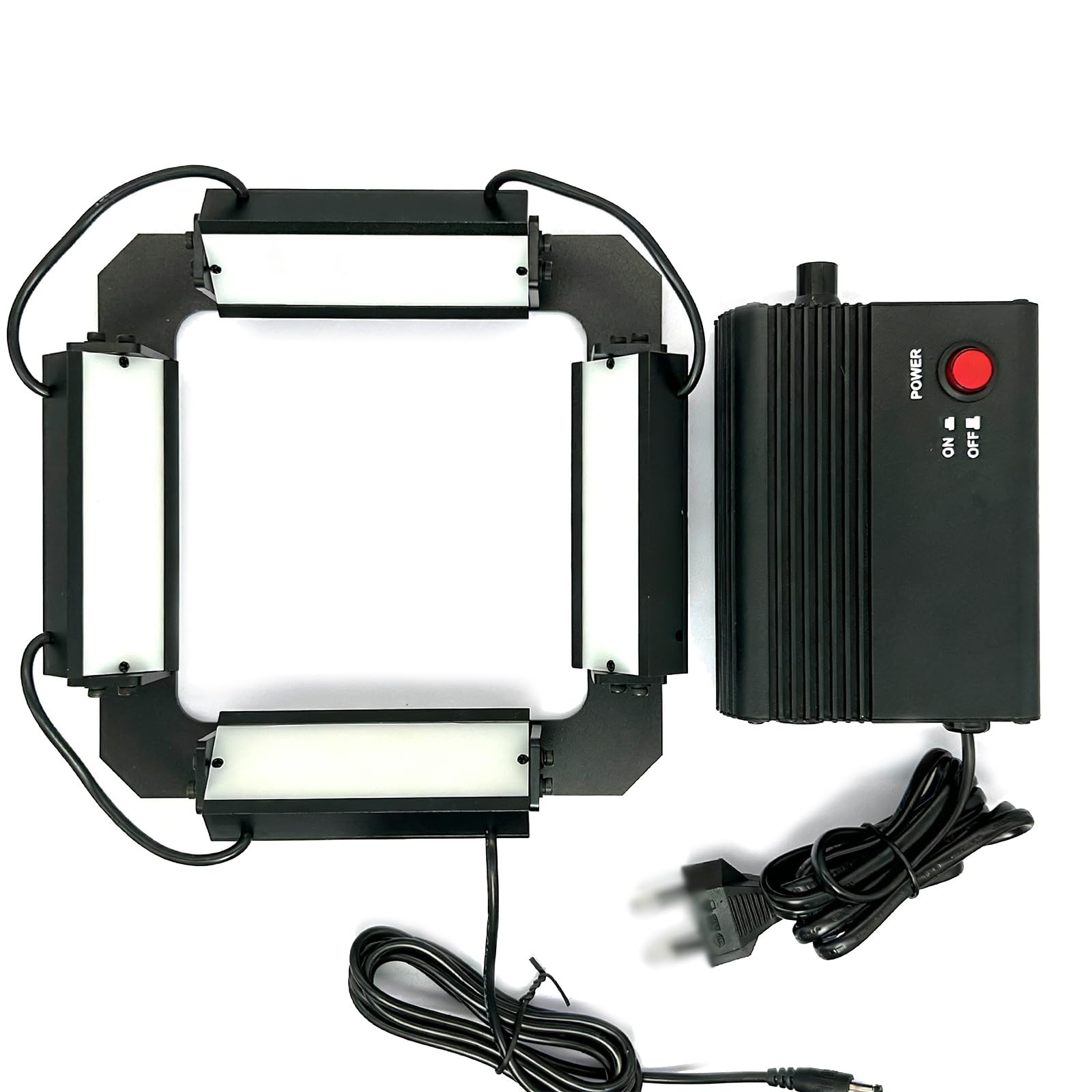 XNZJHPP Adjustable LED Microscope Light - Multi-Angle Illumination Lamp with M3 Adapter, Brightness Control for Stereo Microscopes & Cameras