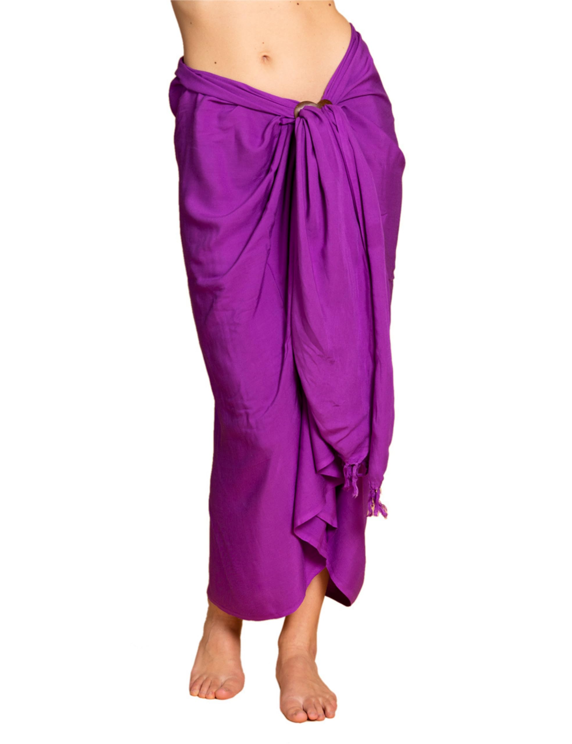 Panasiam Women's Purple Sarong Uni 250X116cm