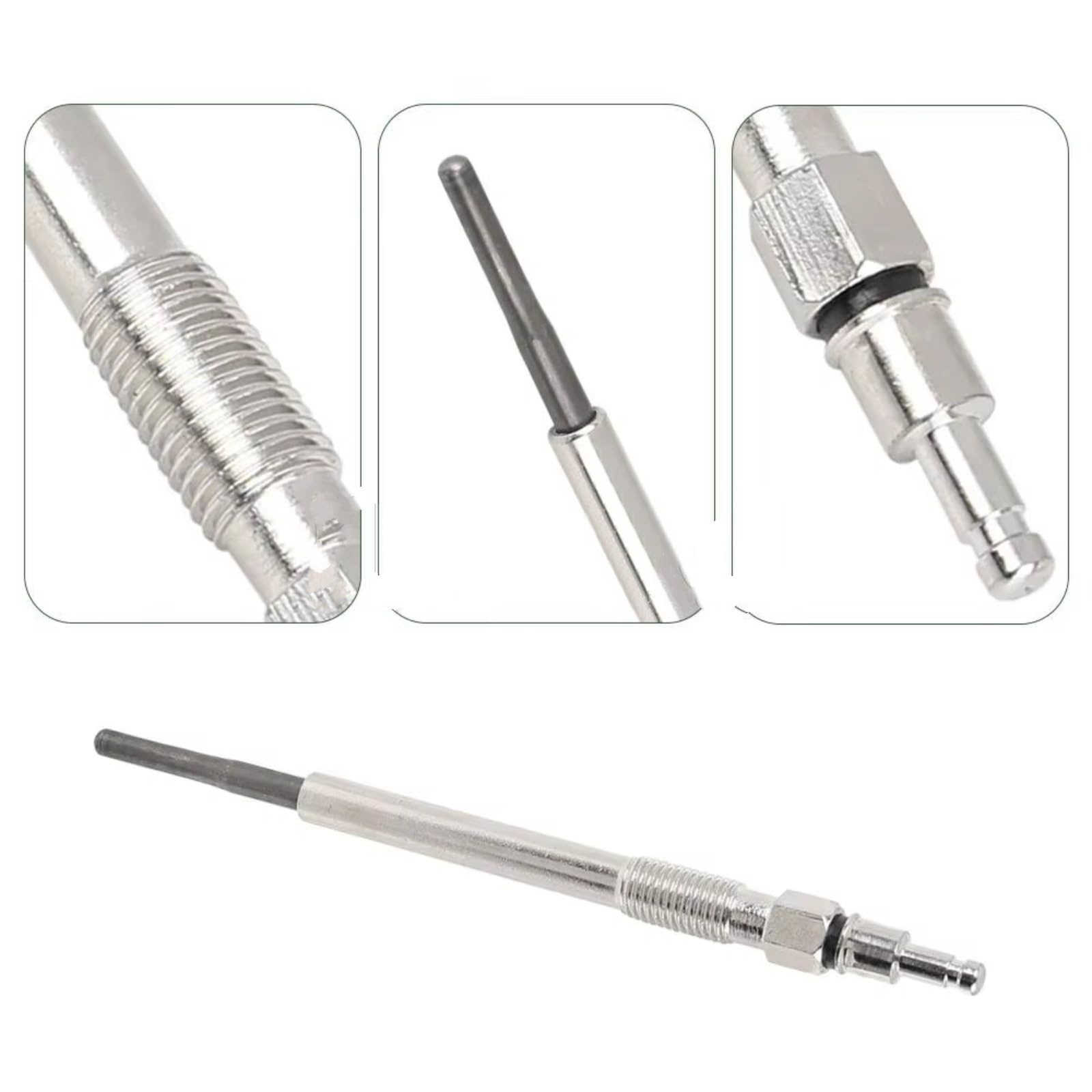 Compatibile con A3 8P1 8PA 2003-2013, A4 8EC B7 8ED B7 2004-2008, A6 4F2 C6 4F5 C6 2004-2011, candelette di preriscaldamento Diesel MN980234