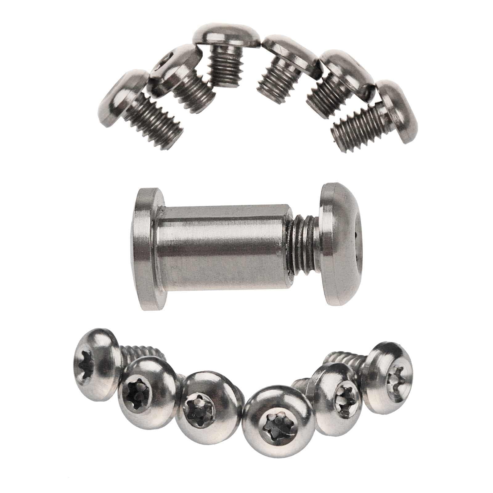 26Pcs Titanium Alloy Torx Screw Set for Benchmade 535 BUGOUT Knife(Titanium)