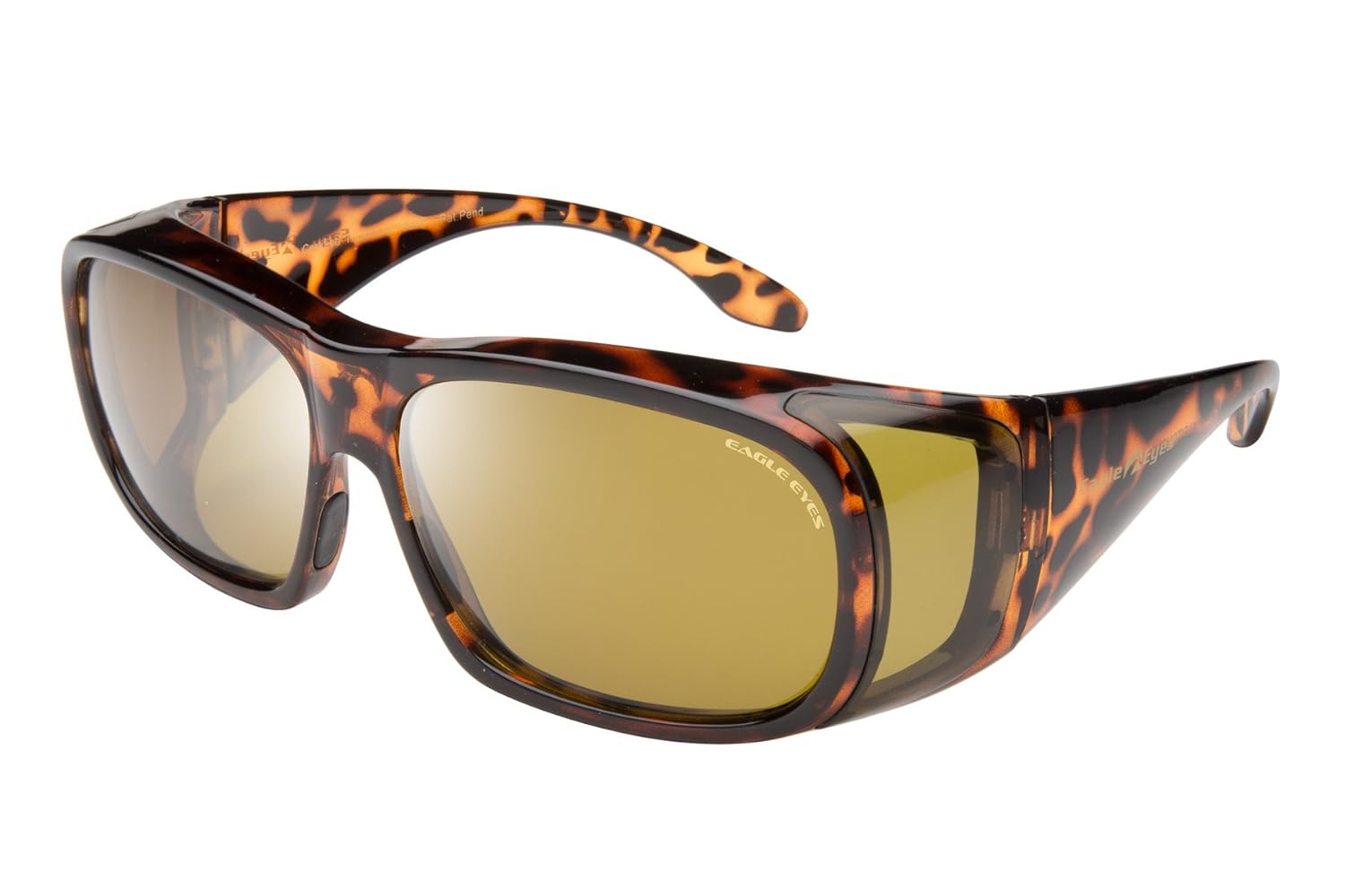 Eagle Eyes Polarized Fiton Large Fitover-style Sunglasses - UVA UVB and Blue Light Blocking Protection