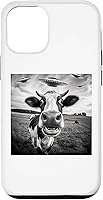 Vista 1 de Funda para iPhone 14 Pro Alien UFO Funny Cow