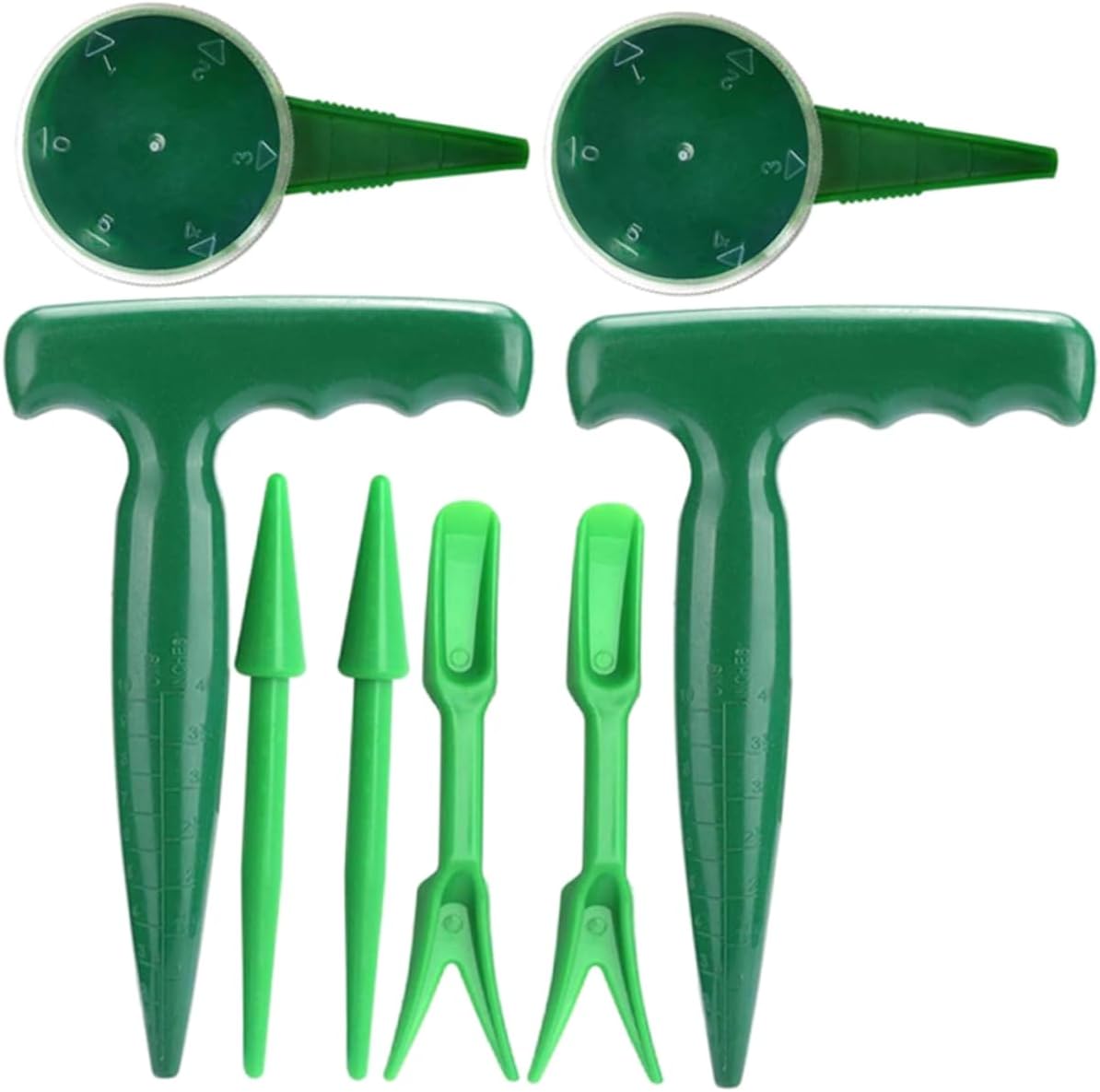 8pcs Lightweight Handheld Gardening Tool Practical Sowing Dispenser for Planting Digging and Weeding Ergonomic Design for Easy Use Your Garden