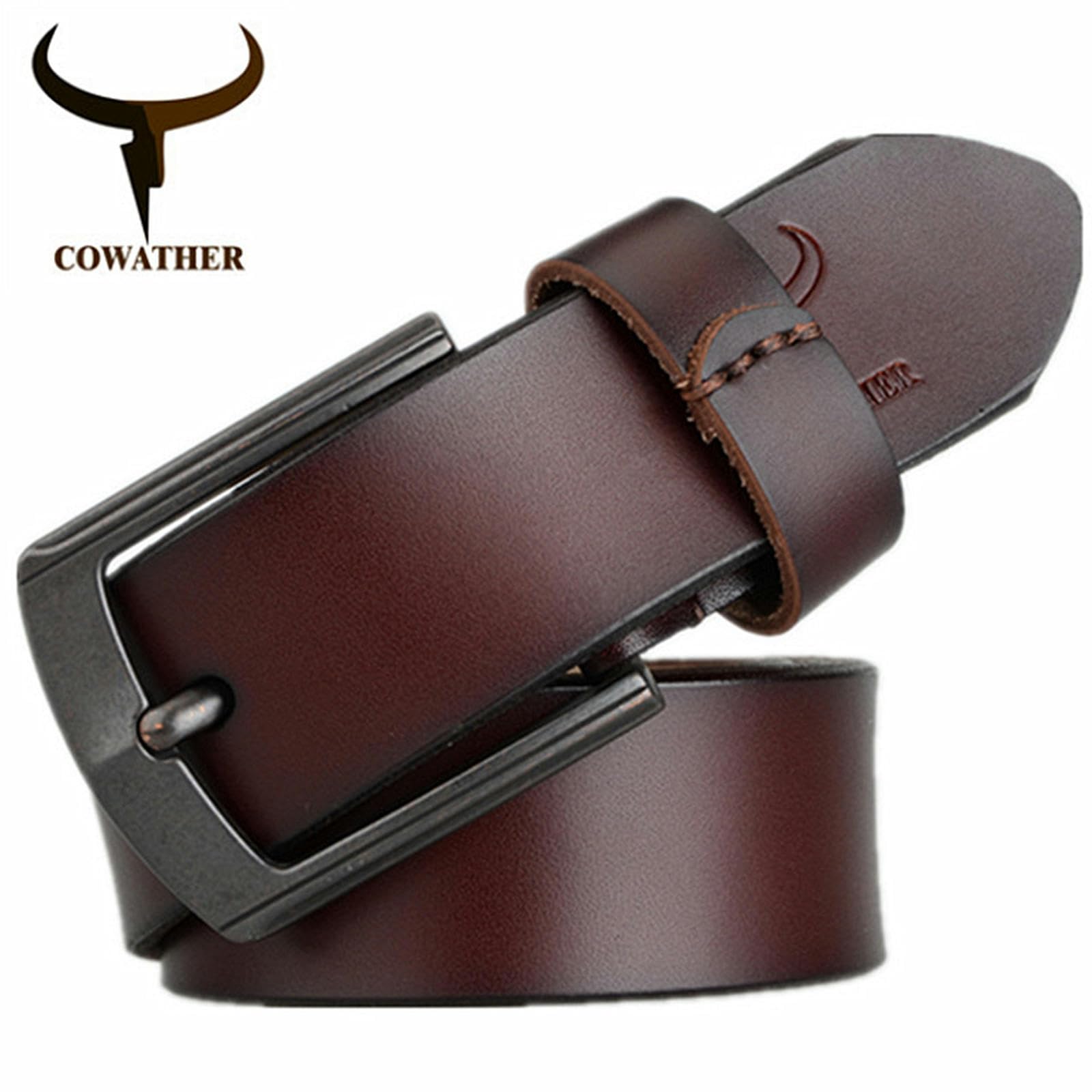 TsoLay Cintura Di Cuoio Cintura Da Uomo In Pelle Retrò, Pantaloni Casual Per Jeans Da Uomo, Cintura In Pelle D'Affari