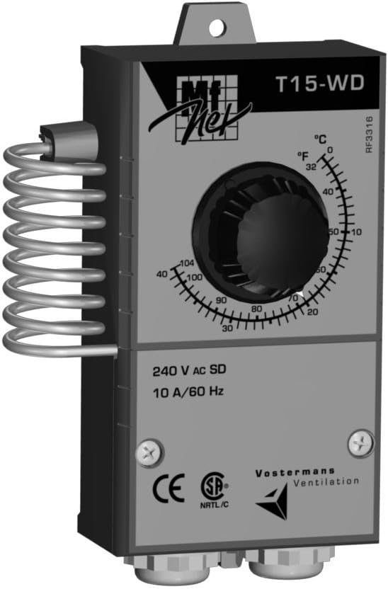 Multifan TT15WDCAM1A Single Stage Thermostat,Large