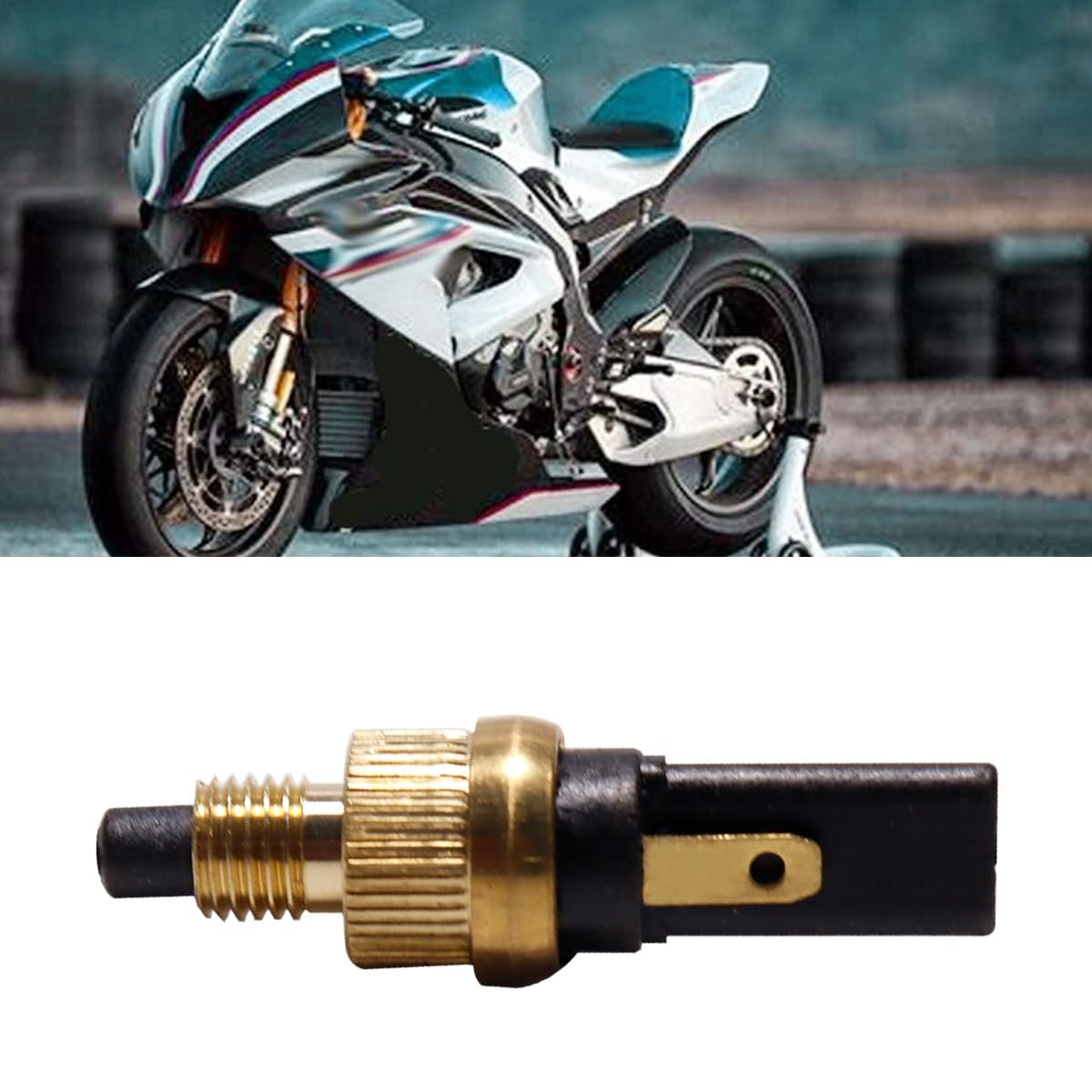 Interruttore luce freno, 5 pezzi Interruttore pedale frizione freno posteriore fanale posteriore per moto per moto, bici elettrica (5 pezzi 6 mm)