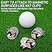 FINGER TEN Golf Ball Markers 3 Pcs with 3 Pack Hat Clip Value Gift Set, Mark Pattern USA, Eagle, Ribbon in Choice for Men Women Kid (3 USA Eagle)