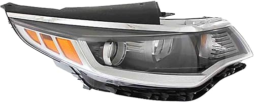 Aftermarket - Conjunto de faros delanteros halógenos sin LED que reemplaza 92102-D5000 92102D5000 KI2503196 compatible con Optima 2016 2017 2018 |