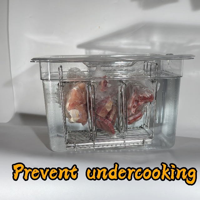 Sous Vide Behälter mit Deckel, 11 Liter, für nahezu alle Tauchzirkulatoren, Glasklar, Polycarbonat, Zubehör-Set (12 Quats mit Deckel Sous Vide Behälter mit Deckel, 11 Liter, für nahezu alle Tauchzirkulatoren, Glasklar, Polycarbonat, Zubehör-Set (12 Quats mit Deckel