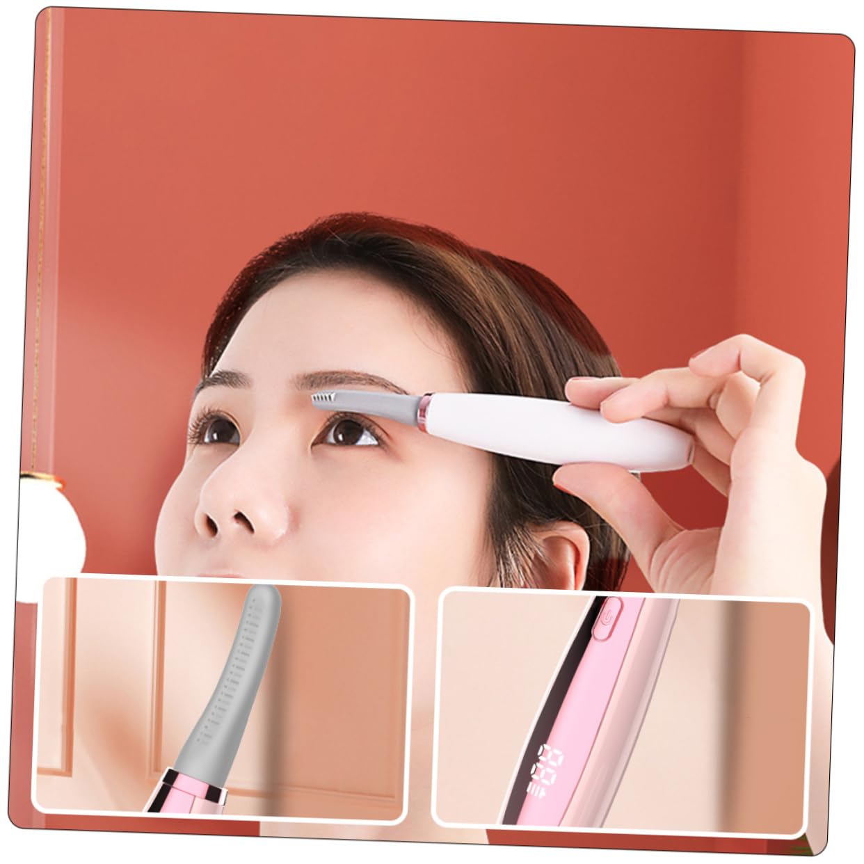 DOITOOL 3stücke Beheizter Wimpernformer Elektrische Wimpernzange Für Langanhaltendes Natürliches Wimpernbiegen Für Make-up-profis Und Alltägliche Anwendungen Wiederaufladbar Und