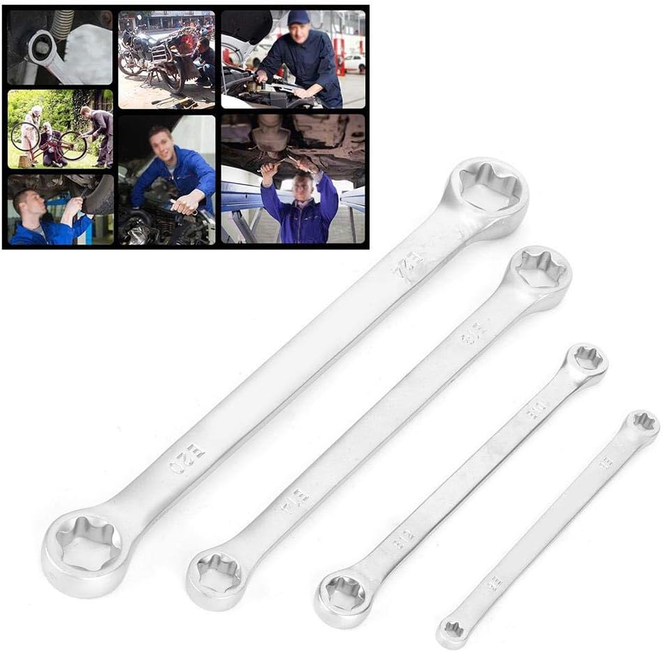Senyar for e wrench set box end - e8-e24 hex wrenches spanner double car repair tool sets e10torx wrench set