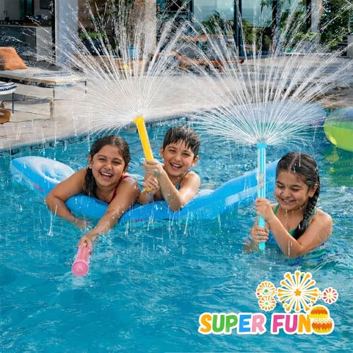 Image of Fireworks Water Spray Gun for Kids | Pump Action Showerhead Pichkari Toy | Firework Style Water Blaster for Holi Pool Beach Party | Outdoor Summer Water Game Toy for Boys & Girls